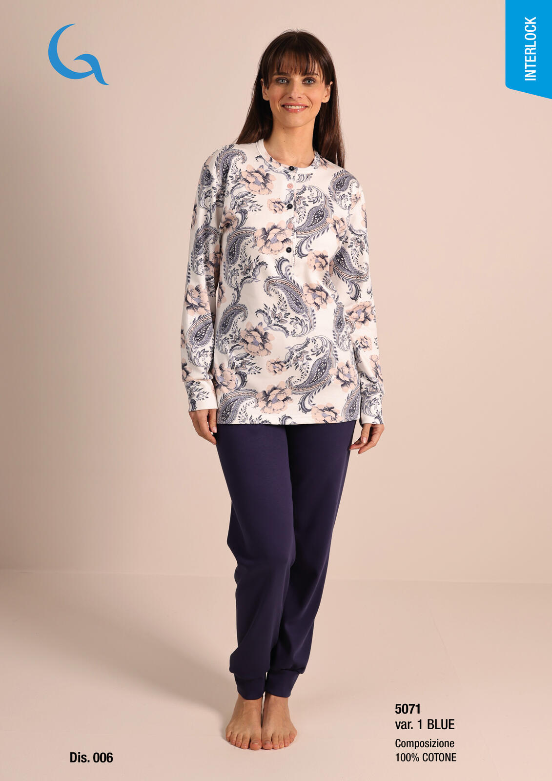 PIGIAMA DONNA M/L 5071 Tellini S.R.L. Großhandelskleidung
